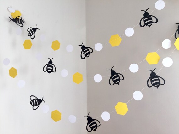 Mommy To Bee Bumble Bee Baby Shower Decorations Bumble Bee Etsy