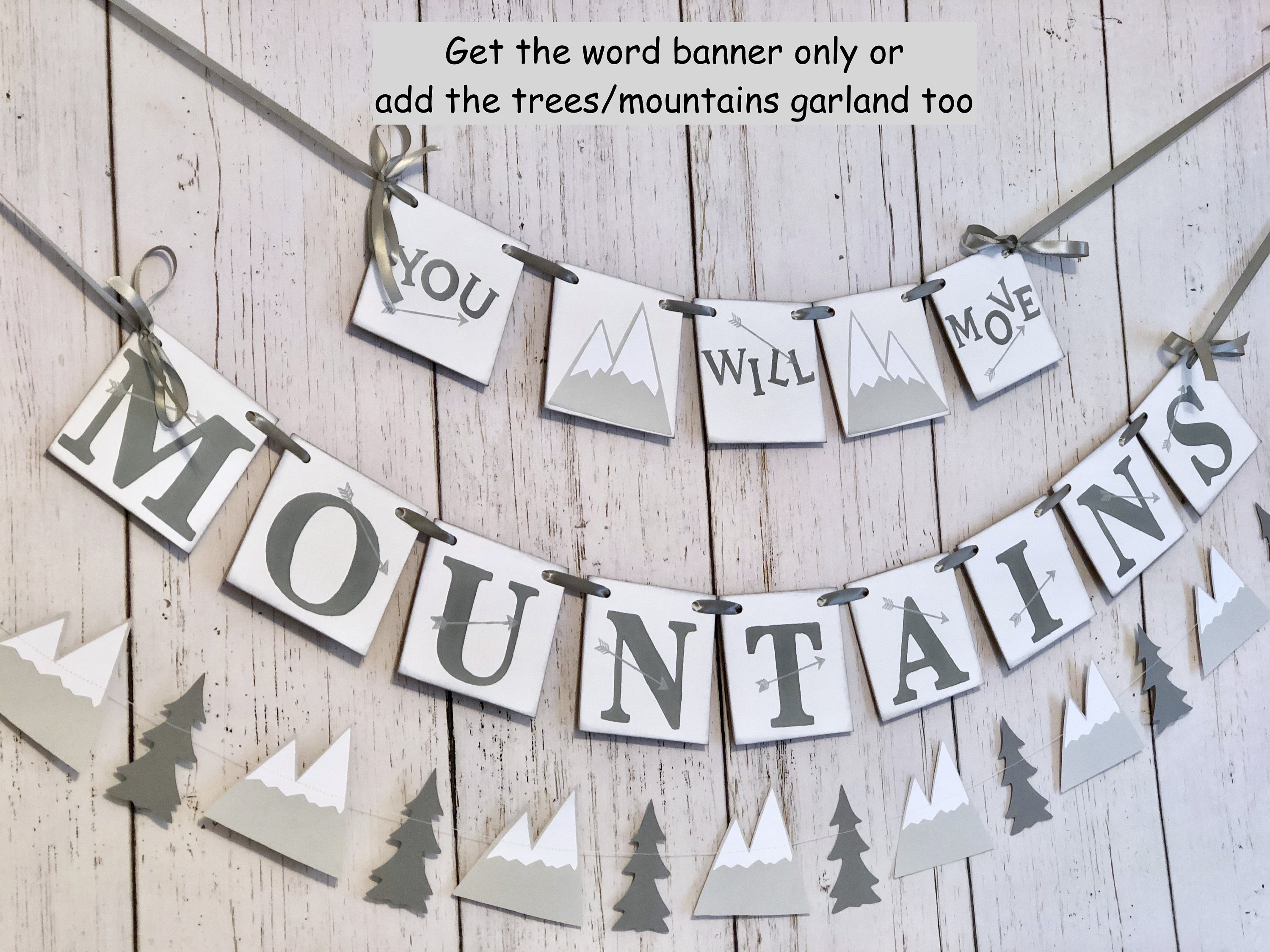 You Will Move Mountains Sign Gender Neutral Baby Shower Onederful Adventure  Banner Inspirational Nursery Decor First Birthday Boy or Girl -  Israel