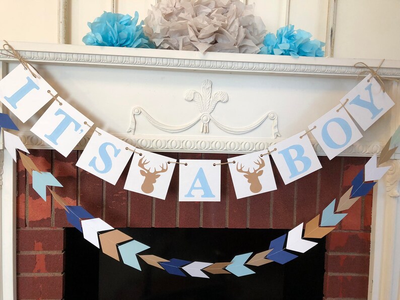 Lil Buck baby shower decorations Oh deer baby shower Its Etsy
