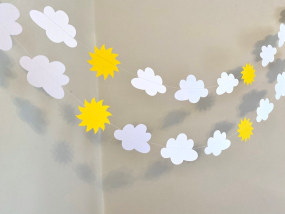 My Little Day paper garland - clouds My Little Day paper garland - clouds