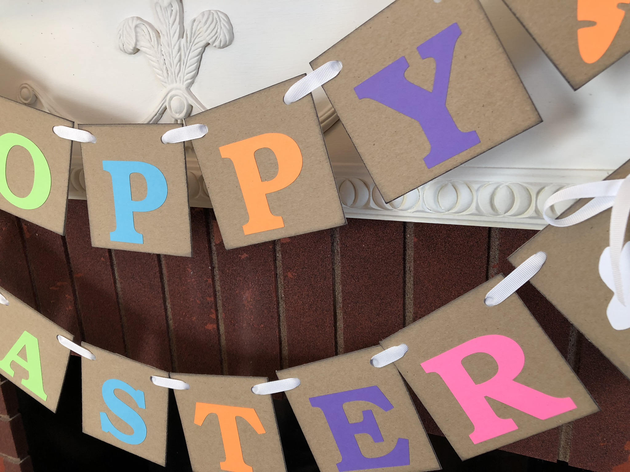 EASTER Decorations - Hoppy Easter Banner - Happy Easter Banner - Easter ...