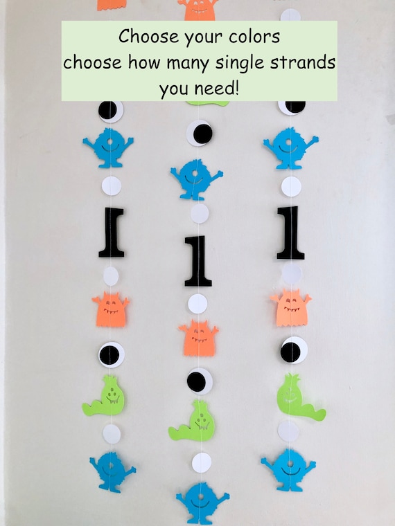 Monster Birthday Party Decorations Little Monster First Birthday