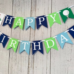 Hole in ONE first Birthday Decorations Golf Themed Birthday Golf 30th Birthday Banner Par-Tee 1st Birthday Banner 1st Birthday Happy birthday only