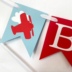 Airplane 1st Birthday Decorations Boys - Retro Blue Guyana