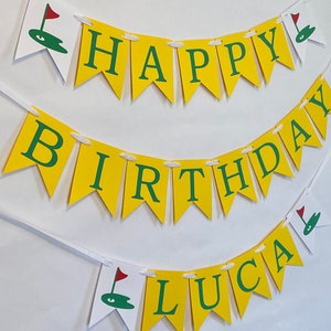 Mastered it themed Birthday Decorations- Golf 30th 40th 50th Birthday Banner - Par-Tee Birthday - Hole in one Birthday - Happy birthday Sign