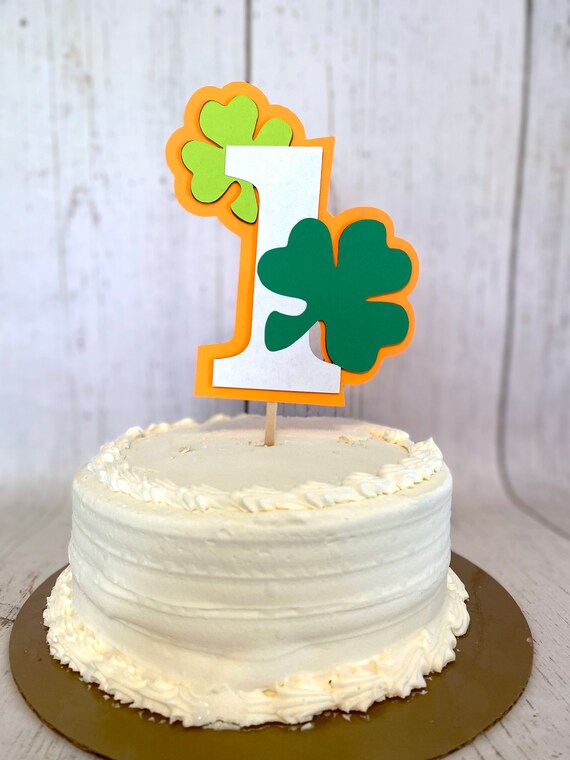 st patricks day 1st birthday cake