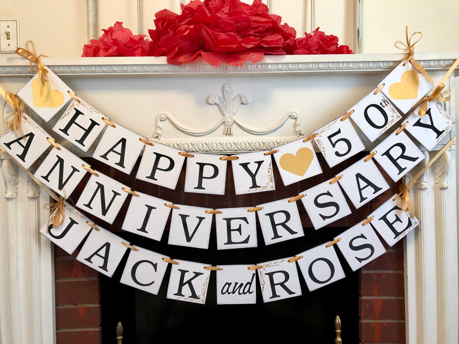 Wedding Anniversary Party Decorations 50th Anniversary Party | Etsy