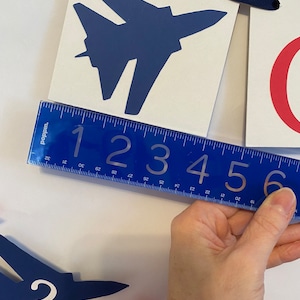 Top One First Birthday Banner Military 12 Month Photo banner boy Fighter Jet 1st Birthday ONE High Chair decor Time Flies Birthday image 4