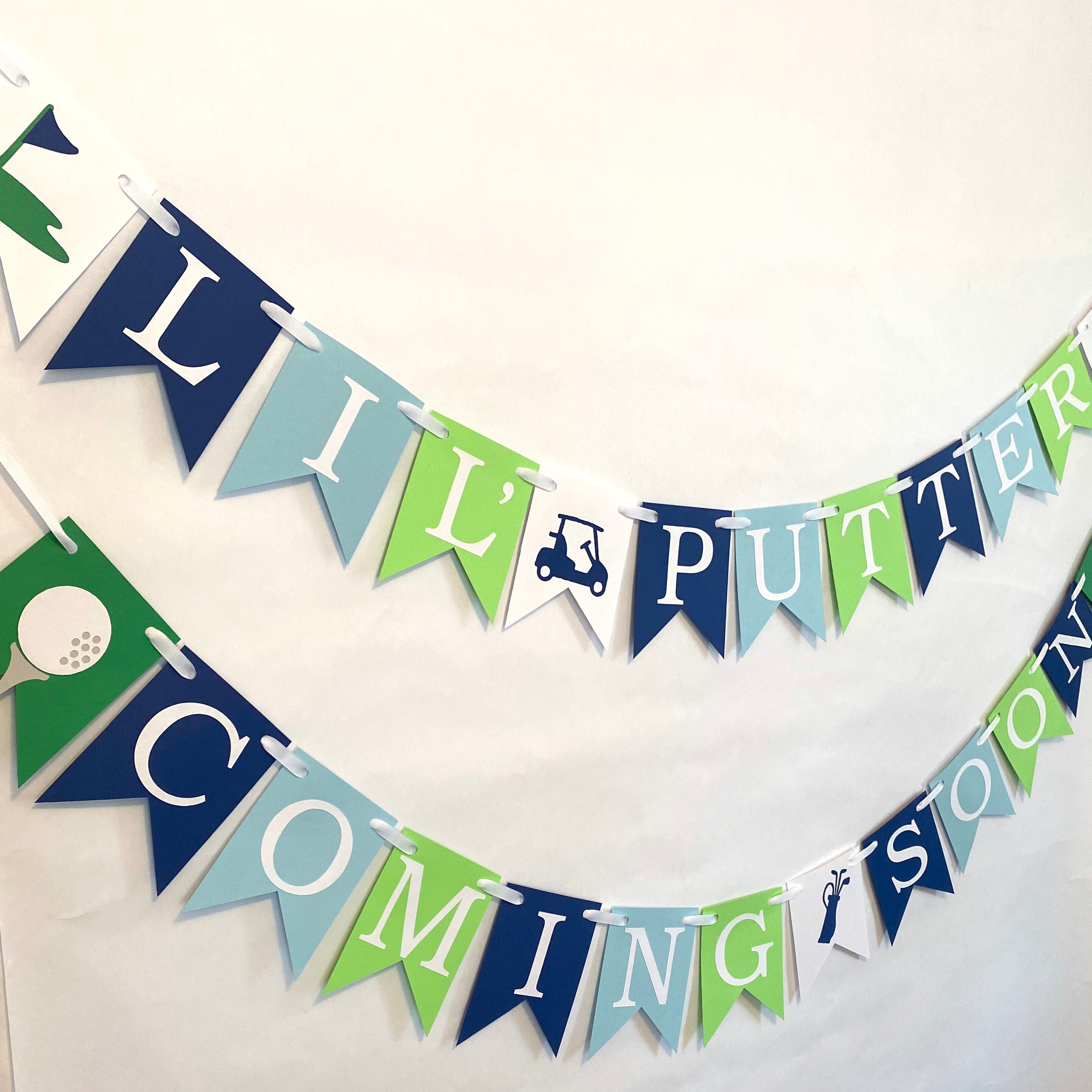 Golf Baby Shower Banner: Lil Putter Coming Soon, Gender Neutral - Etsy