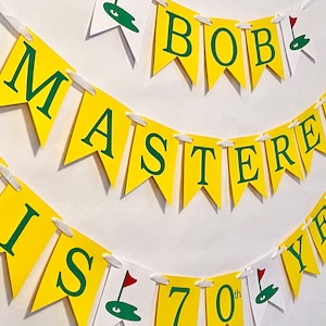 Mastered it Birthday Decorations- Hole in One 40th Year Themed Birthday - Par-tee thir-Tee birthday - Golf 50th Birthday Banner - 60th 70th