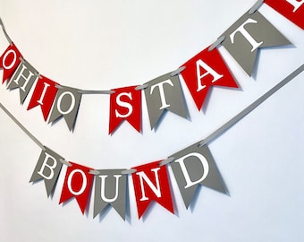 College Bound Banner- Graduation Decorations- Custom University Sign - Grad Party Garland - High School Graduate- Custom Graduation Banner G