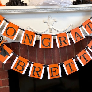 Graduation Decorations / Orange High School Graduation/ Class of 2025 ...