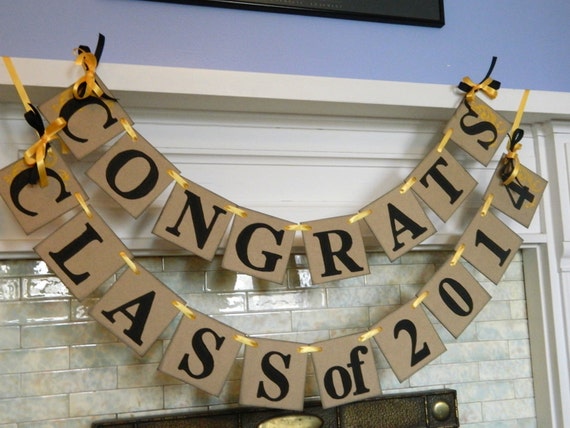 Class Of 2019 Banner Graduation Party Decorations High Etsy