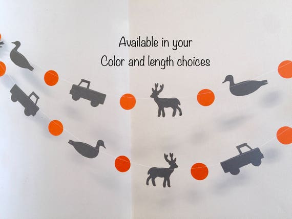 Ducks Trucks and Eight Point Bucks 1st birthday decorations - Gray Oh deer baby shower Decor- Buck woodland baby shower - your color choices Il_570xn