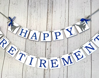 Military Retirement Party Banner: Fighter Jet Decoration