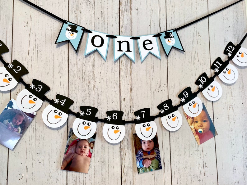 Snow Much Fun to Be One Birthday Winter First Birthday Boy 12 Month