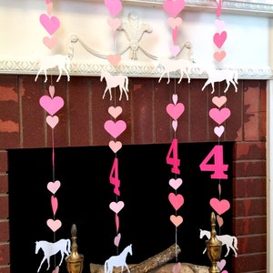 Pony First Birthday - Horse Birthday Decor - Horse Backdrop - Cowgirl Birthday Party Decorations - saddle up birthday - your color choices