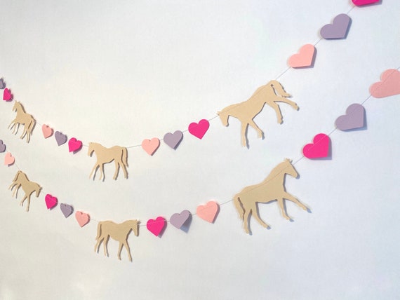 Horse Happy Birthday Banner Balloons Cake Cupcake Toppers For...