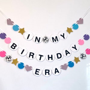 In My Birthday ERA Decorations , FRIENDSHIP Bracelet Birthday Banner - Birthday Sign - Lover Custom Colors - ERA Decor Teen Birthday