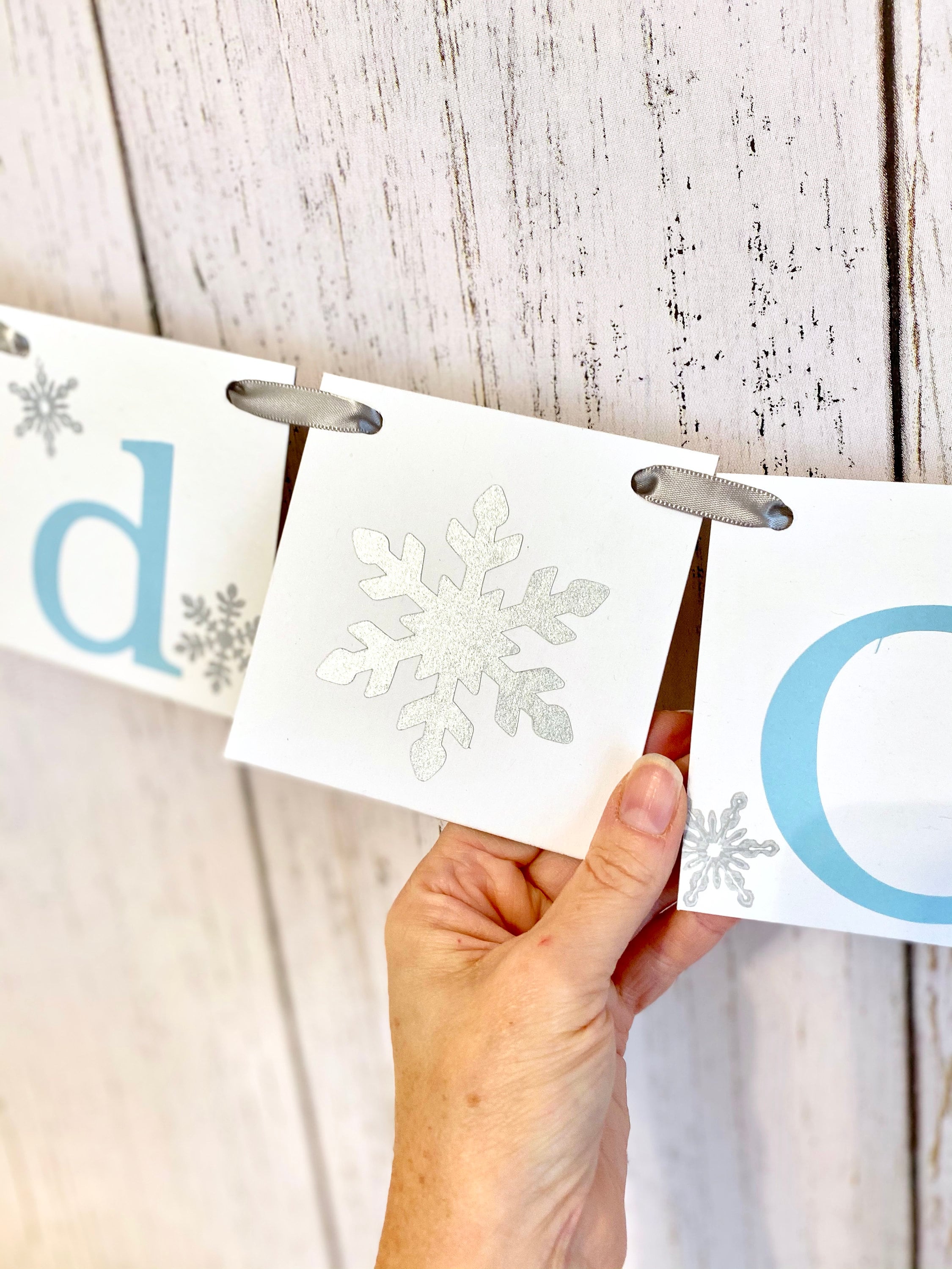 Winter Snowflake Baby Shower Decorations Pink, Winter Wonderland Baby...