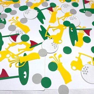 Mastered it Hole in ONE first Birthday Decorations- Golf Themed confetti - Par-Tee Birthday - 40th Birthday table scatter - Golf Party Decor