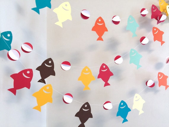 Gone Fishing Birthday Decor O Fishally One Party Garland