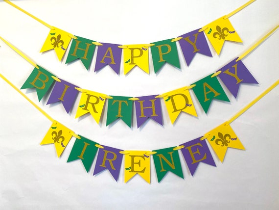 mardi gras smash cake