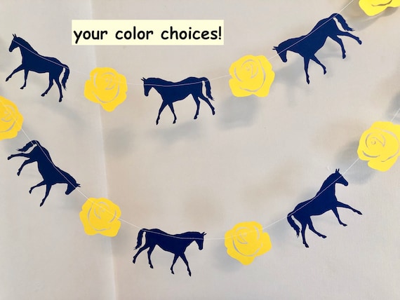 Horse Banner Horse Race Party Decorations Cowgirl Birthday