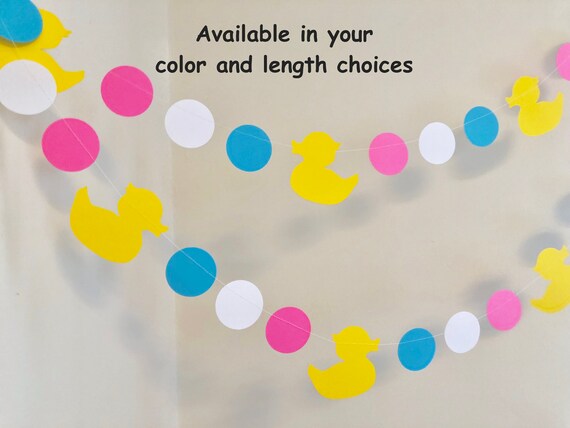 Baby Gender Reveal Duck Baby Shower Decor Pink Or Blue We Love You