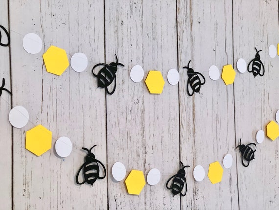 6 Pieces Bee Party Decorations Bumblebee Honeycomb Indonesia