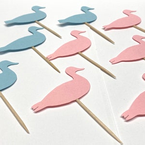 Duck Hunting Cupcake Toppers, Mallard Themed Baby Shower, Waddle It Be