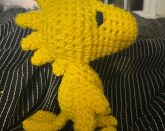 Peluche de Woodstock de crochet