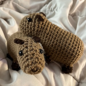 Crochet capybara