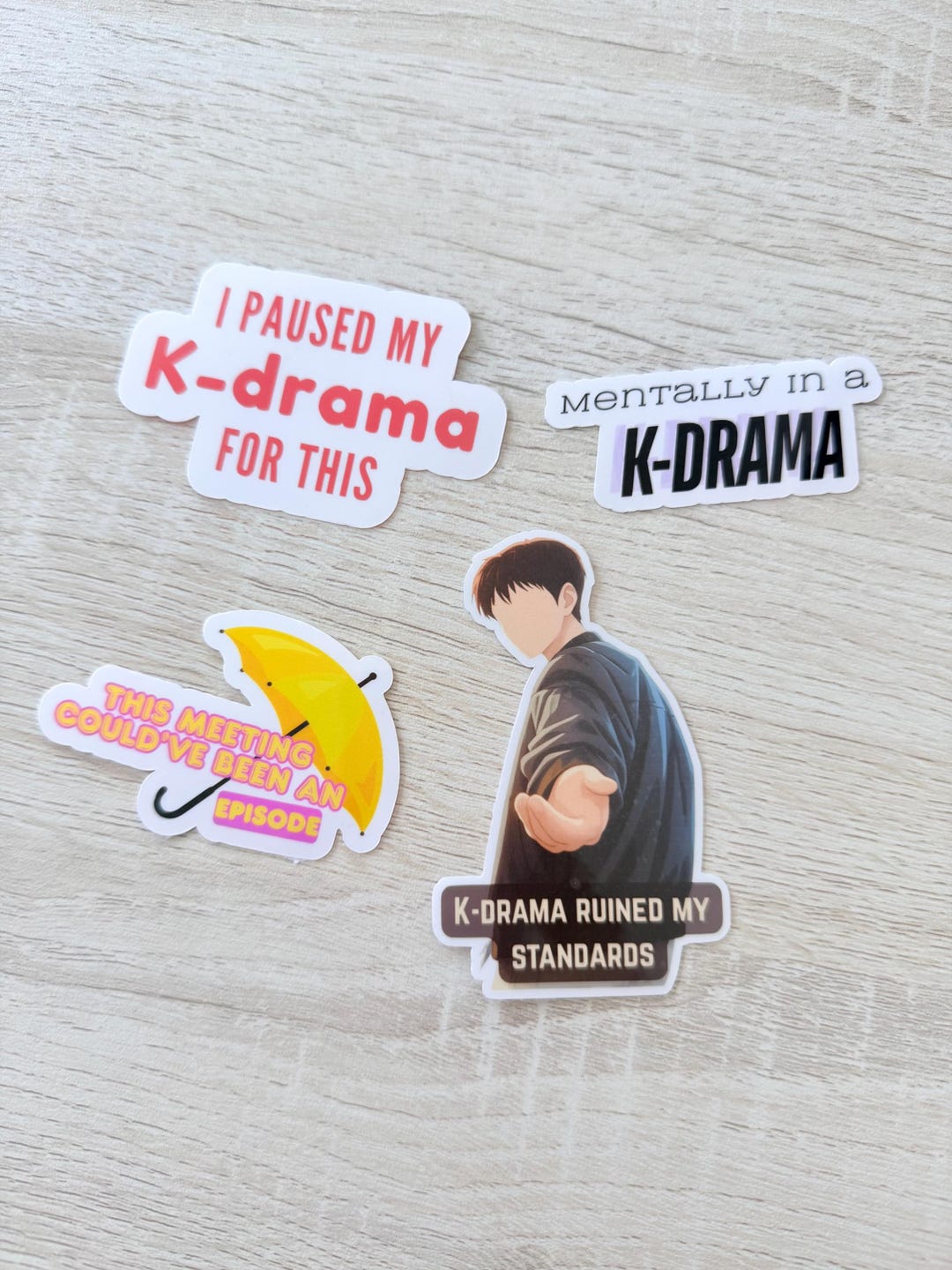 K-drama Sticker Set - Etsy