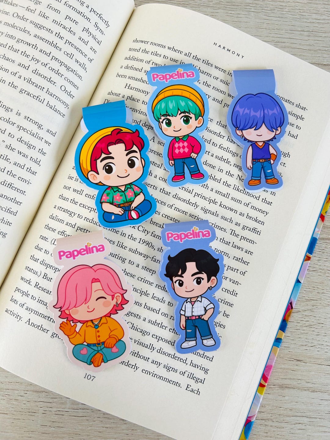 KPOP Demon Hunters Bookmarks Etsy UK