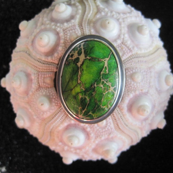 Sterling Silver  Variscite Ring