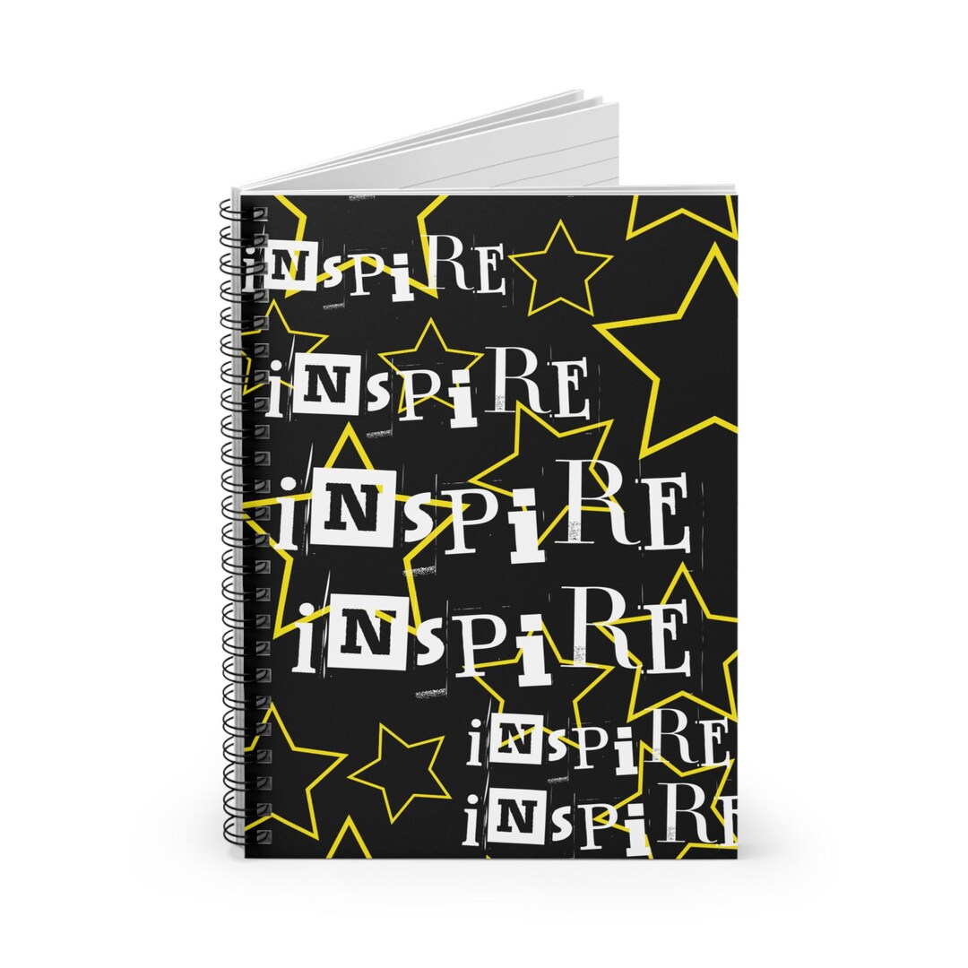Spiral Notebook - Ruled Line - Etsy