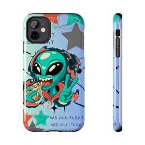Funda para teléfono Alien, cubierta extraterrestre a prueba de golpes, accesorios de protección de ciencia ficción