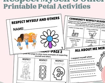 Cuaderno de actividades de las Girl Scouts Daisy: Respeto a mí misma y a los demás (PDF imprimible y editable)