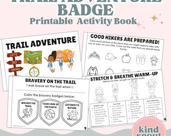 Daisy Girl Scouts Trail Adventure Badge Workbook (PDF Printable)