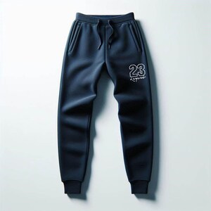Men's Premium Sweatsuit 23 Legend Hoodie Joggers Matches Jordan 13 Midnight Navy