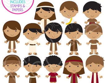 easter clipart religious jesus disciples christian digital clip art - The Last Supper Digital Clipart Stamps Papers - RS014