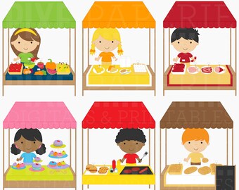 farmers market clipart clip art - Farmers Market Digital Clipart