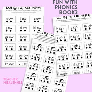 Fun With Phonics Book 3: Decodable Long Vowel Sounds