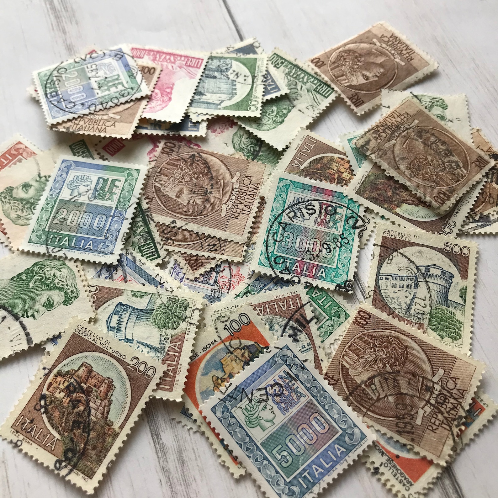 Vintage Italy Postage Stamps Etsy