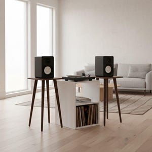 Soportes para altavoces a medida / MDF con patas de metal o madera