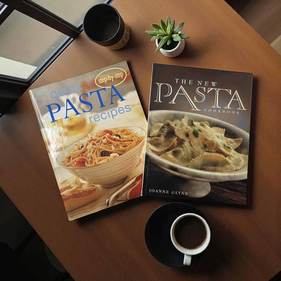 Posta Cookbook Pasta Cookbook Set – Step-by-step Italian Recipes - Pasta Cookbooks - Etsy