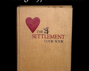 The Settlement Cook Book – Vintage 1976 Hardcover First Printing | Classic American Cooking | Simon & Schuster