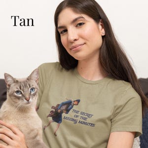 Time Blindness Nancy Drew Shirt, Neurodivergent Humor Shirt, ADHD Gift Tan