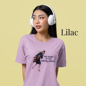 Time Blindness Nancy Drew Shirt, Neurodivergent Humor Shirt, ADHD Gift Lilac